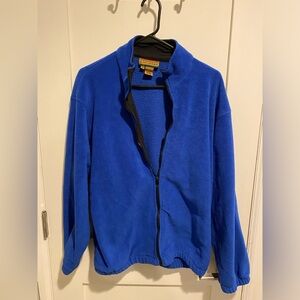 Blue zip-up